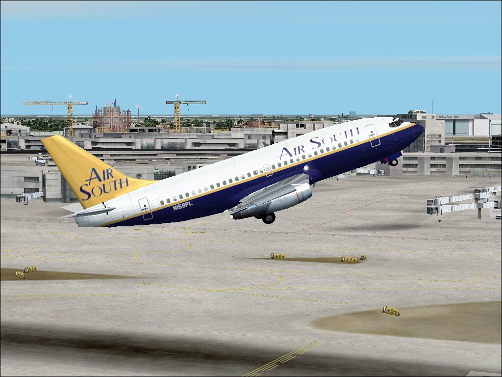 Air South 737-200, Reg N4510W, As Seen In 1995