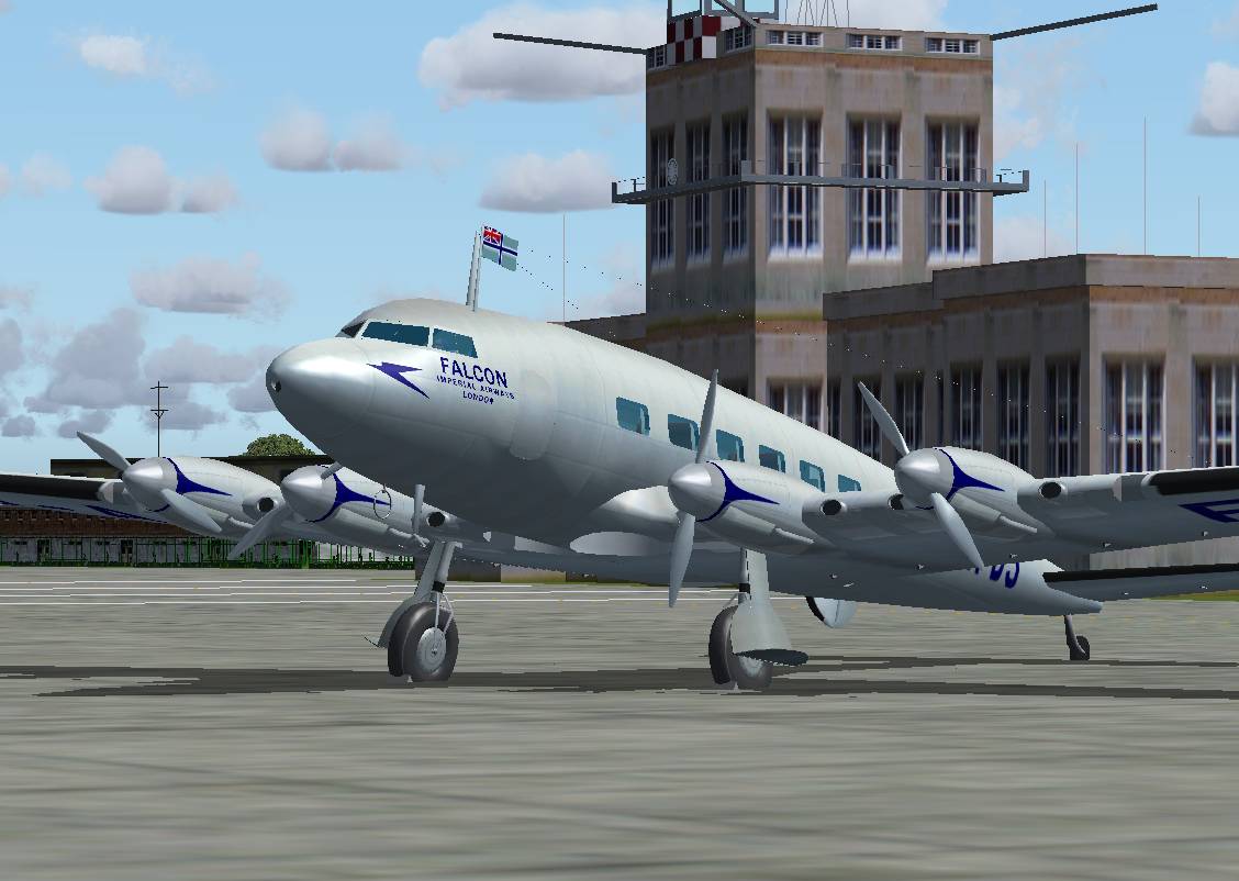 Fs2004 De Havilland Dh.91 Albatross A Beautiful, 4-Engined British Airliner Of 1938, Used