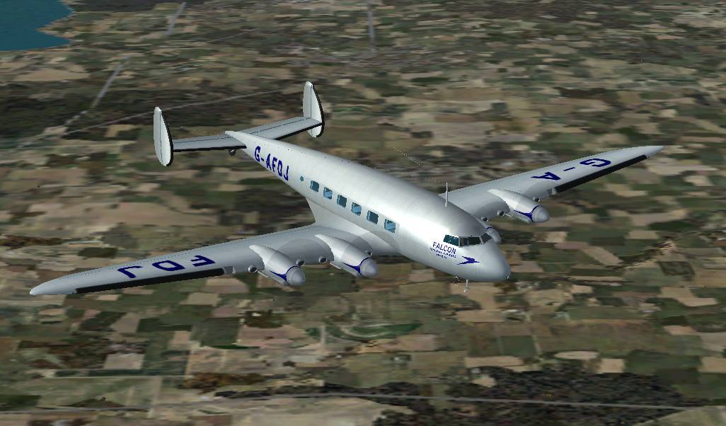 Fs2004 De Havilland Dh.91 Albatross A Beautiful, 4-Engined British Airliner Of 1938, Used