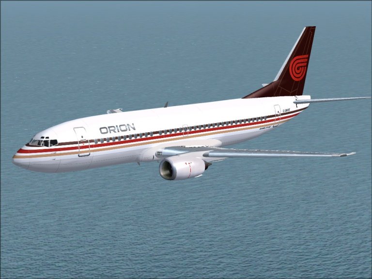 Fs2004 Boeing 737-300 Orion Circa 1980 Original By Erick Cantu, Ffx Dynamic Shine, Reflect