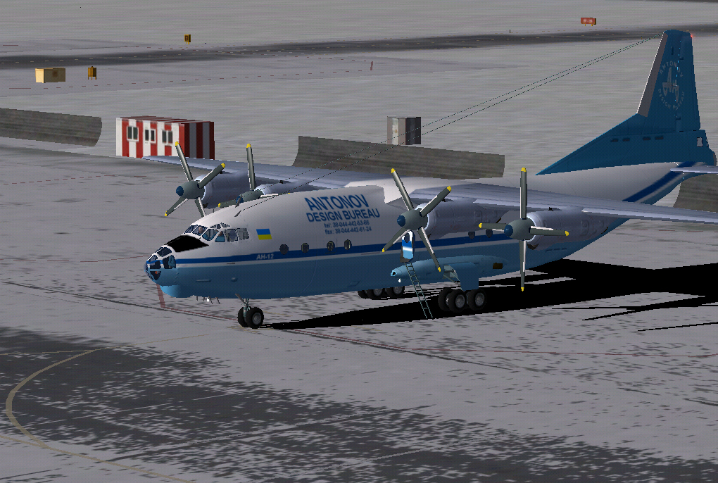 Fs2002 Antonov An-12 Antonov Virtual Airlines A Repaint Of Vladimir Zhyhulskiys An-12B In