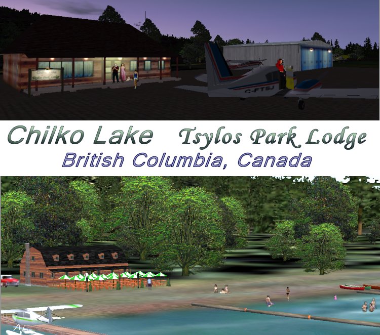 Cag3 === Chilko Lake, Tsylos Park Lodge, Bc Short Hops, British Columbia, Canada For Fs200