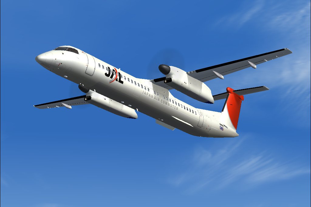Dreamwings Dehavilland Dch 8 Q400 Made By: Tommy Hansson: Model And Textures John Cillis: — 1