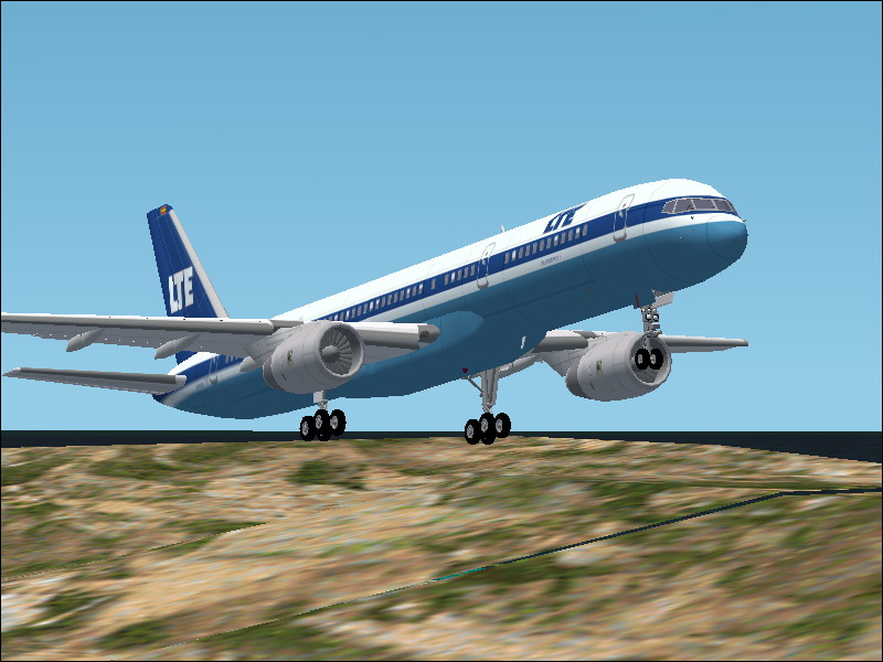 Fs2004 Boeing 757 Lte Ec-Efx / Volar Airlines Ec-Hqv This Plane, Ec-Efx (Lte) And Later Ec
