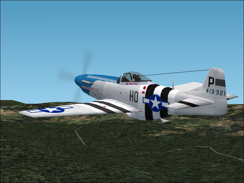 Fs2004 P-51D-5-Na Cripes Amighty 3Rd No: Ho/P (Buno.44-13321) Sqn: 487Fs, 352Fg, 8 Af, Usa