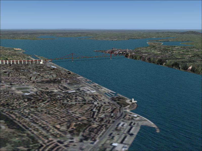 Fs2004 Project Lisbon Photoreal V1.3 Photoreal Scenery For Lisbon City, Portugal