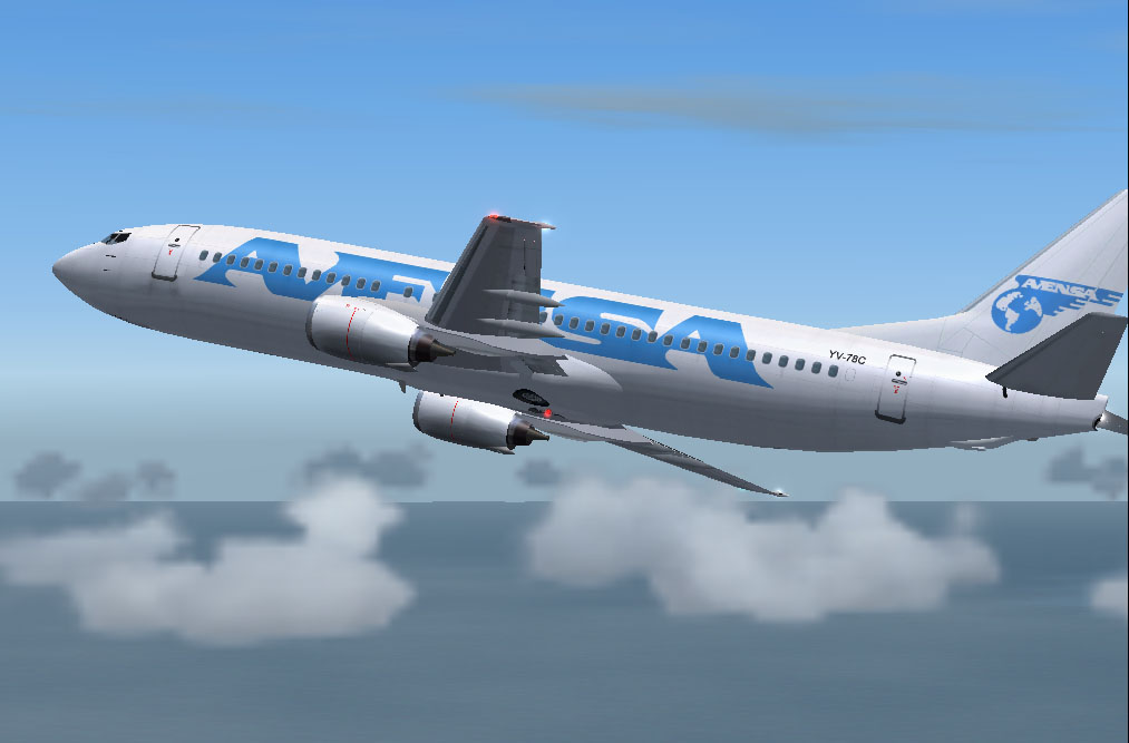 Fs2002 Ffx 737-400 Base Pack Includes Blank White Textures To Aid In Repainting — 1
