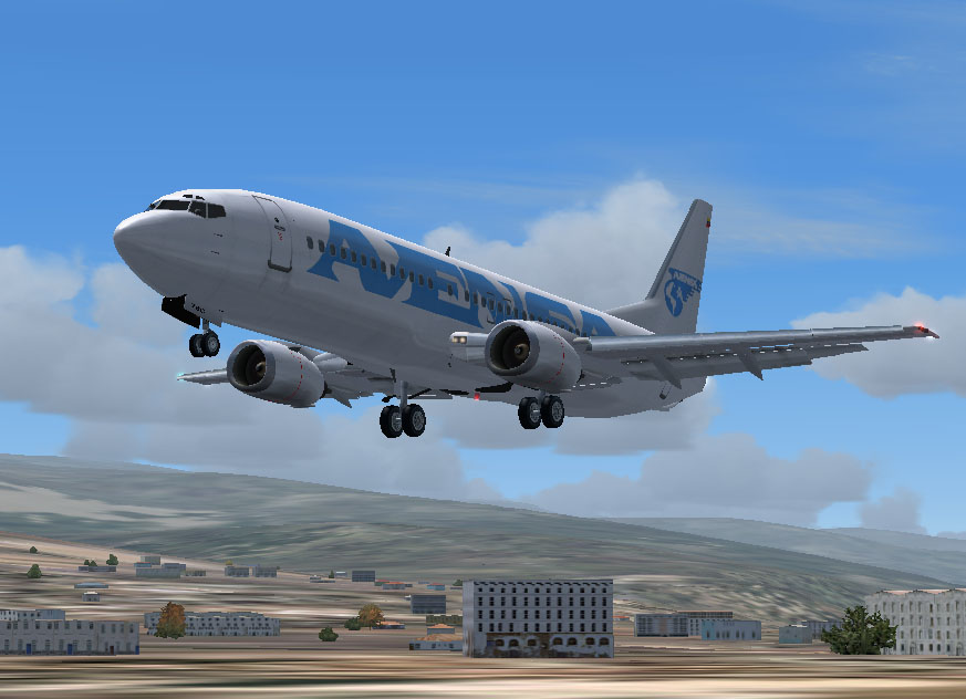 Fs2002 Ffx 737-400 Base Pack Includes Blank White Textures To Aid In Repainting