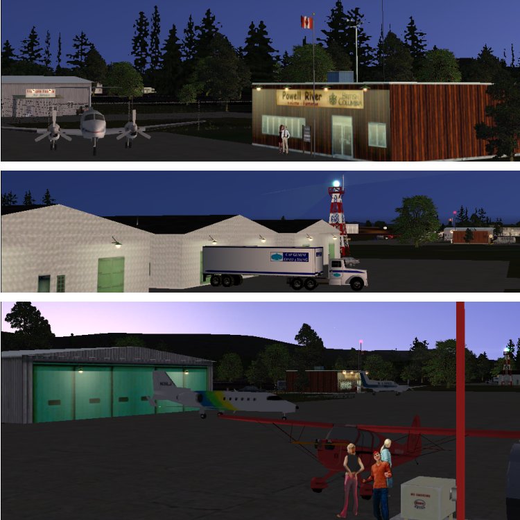 Cypw === Powell River Airfield Bc Short Hops, British Columbia, Canada For Fs2004 And For