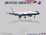 British Airways 757-236 G-Biky Primavara (World Tail) Project Opensky Boeing 757-200 V1 Fo