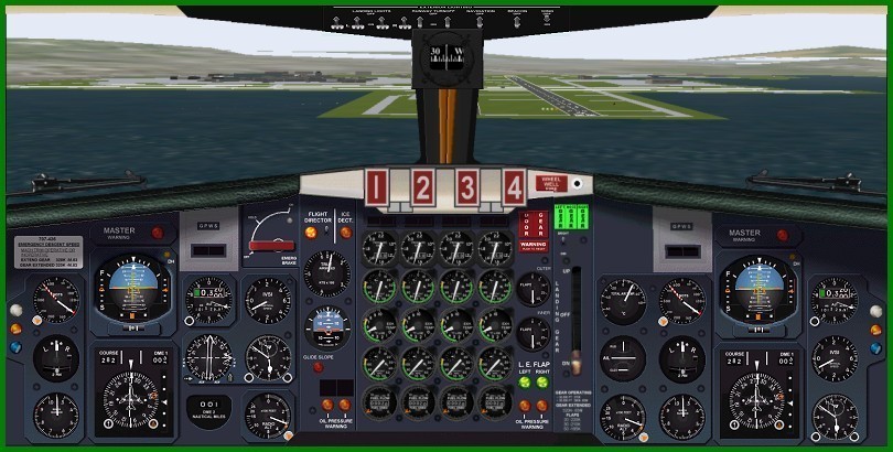 Fs2004 Boeing 707-420 With Panel Boac And British Airways Includes All Three Cockpit Posit