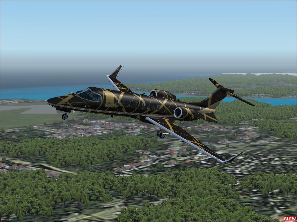 Van Halen Lear Jet Repaints Fs2004 This Is Repainted Textures Of The Msfs Default Lear45 I