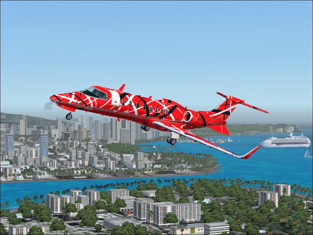 Van Halen Lear Jet Repaints Fs2004 This Is Repainted Textures Of The Msfs Default Lear45 I