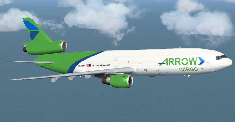 Fs2004 Dc-10 Arrow Cargo - Fs2004 Mcdonnell Douglas Dc-10 Arrow Cargo,Sga Dc10-30 Aircraft