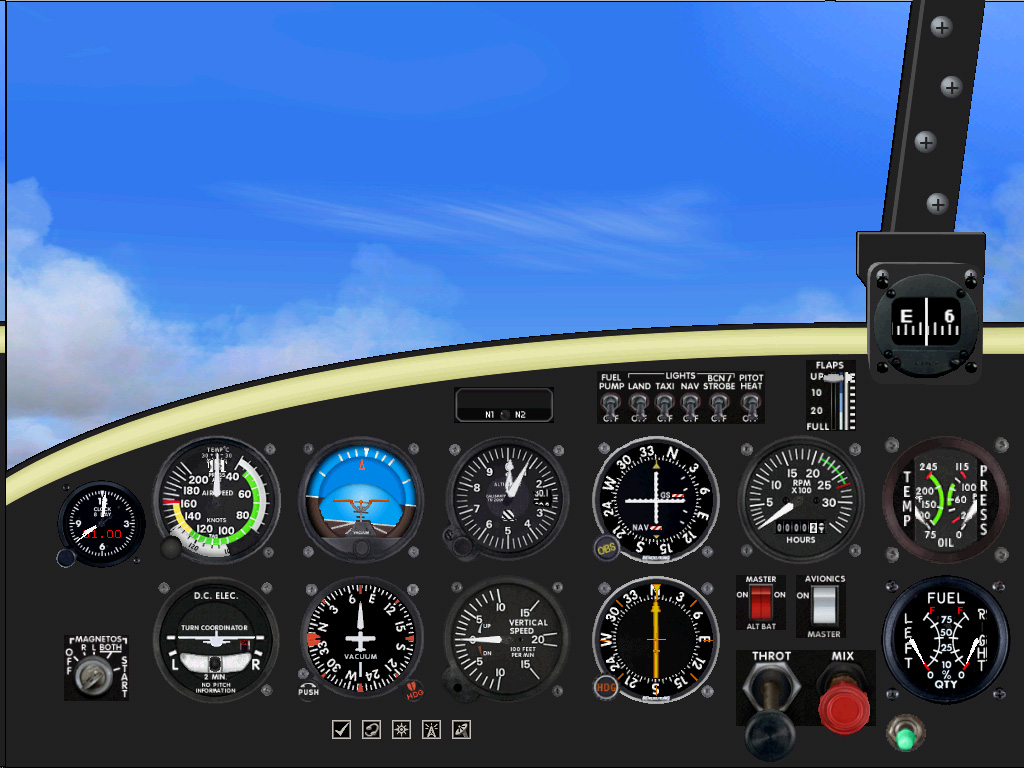Panel For Cessna 170 For Microsoft Flight Simulator 2004 By Daniel Nole Panel For The Cess