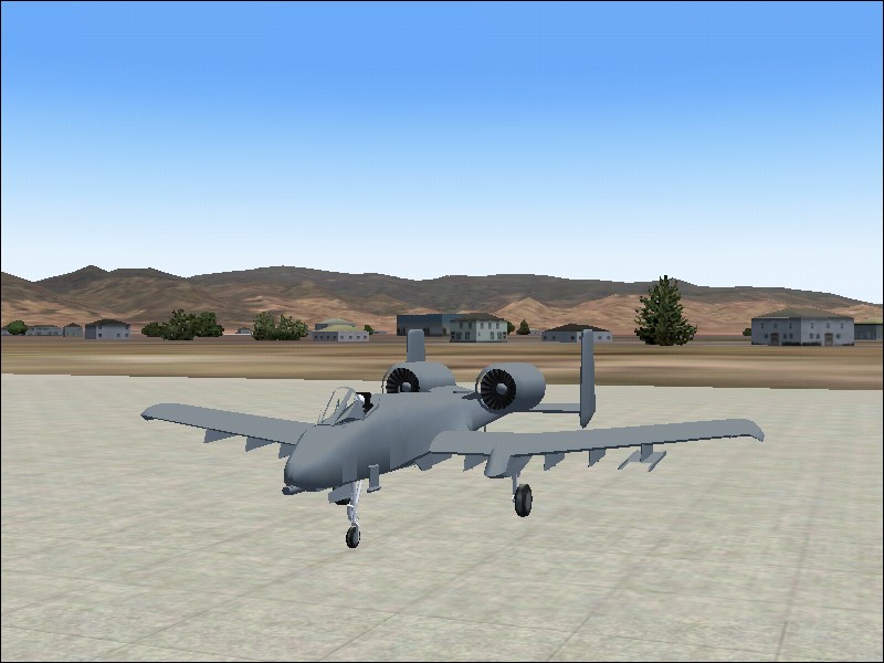 Usaf A-10 For Davis-Monthan Afb For 2004-This Adds 18 Scenery A-10S To Davis-Monthan Afb I
