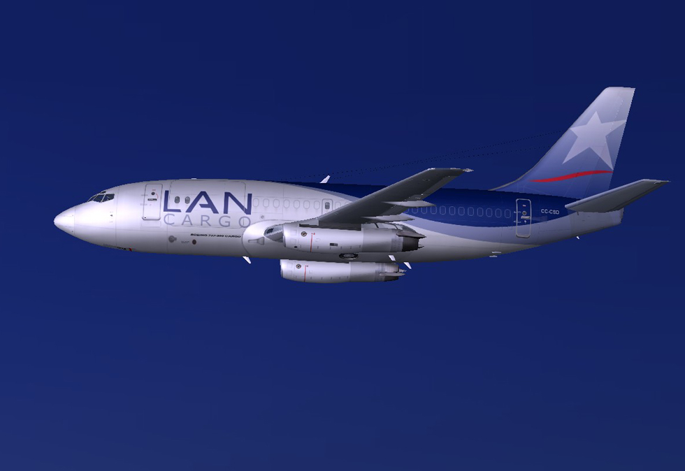 Lan Cargo 737-200 This Is Repainted Textures Of Erick Cantus New Boeing 737-200 In The Col