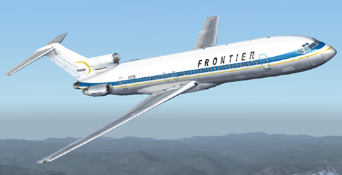 Frontier Boeing 727-200 This Is Repainted Textures Of Vistaliners Boeing 727-200Adv
