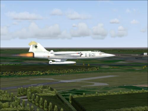 Fs2004 Repaint Of A Dutch Tf-104G D-5804 And A Grey F-104G D-8121 These 2 Starfighter Are
