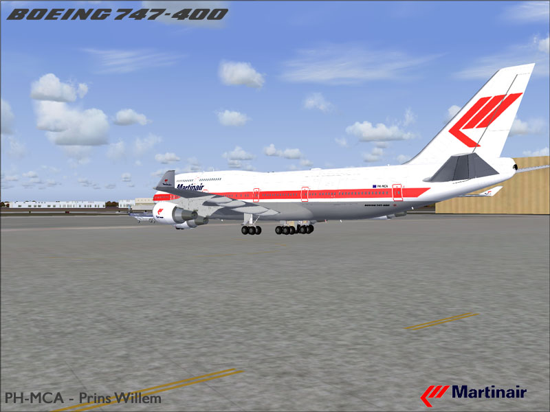 Project Opensky Boeing 747-400 Combi For Fs2002 Exclusively Martinair Boeing 747-41Am, Ph-