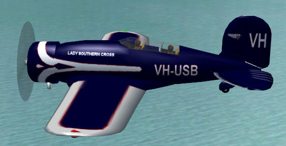 Fs2004 Lockheed Altair Lady Southern Cross This Version Of The Altair Was Procured And Out