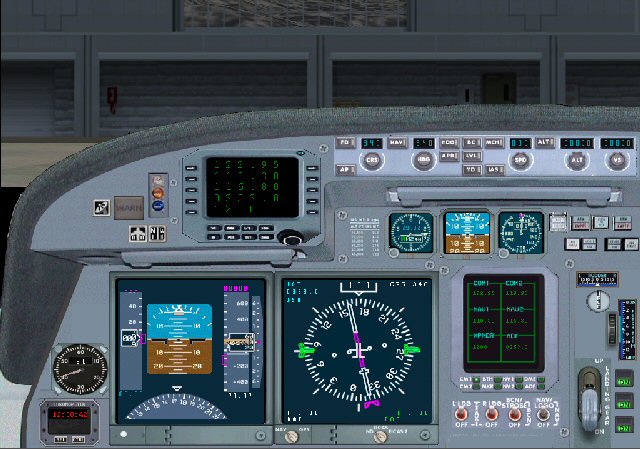 Fs2004 Gulfstream 100 Version 1 By Liderdesigns Gulfstream 100 Model And Panel By Peter Br