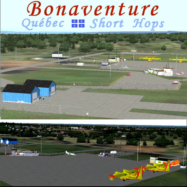 Qsh9_37Ud1 === Bonaventure Airfield, Gaspé Peninsula, Québec, Update Québec Short Hops For — 1