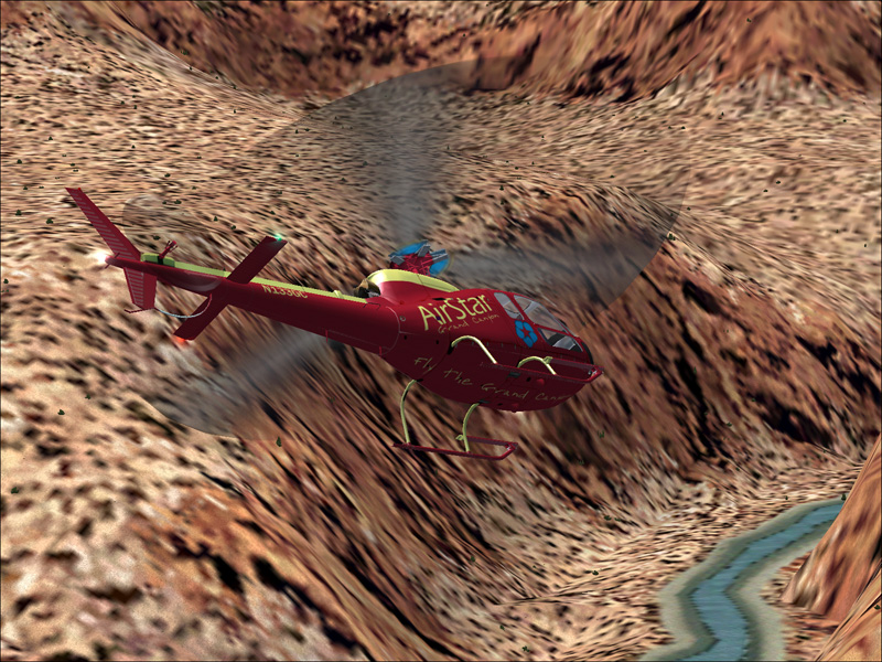 Gmax As350 Ecureuil - Flight Simulator 2004Flightsim Fs2004/Fs9 Textures Repaint By Christ