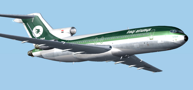 Iraqi Airways Boeing 727-200 This Is Repainted Textures Of Vistaliners Boeing 727-200Adv I