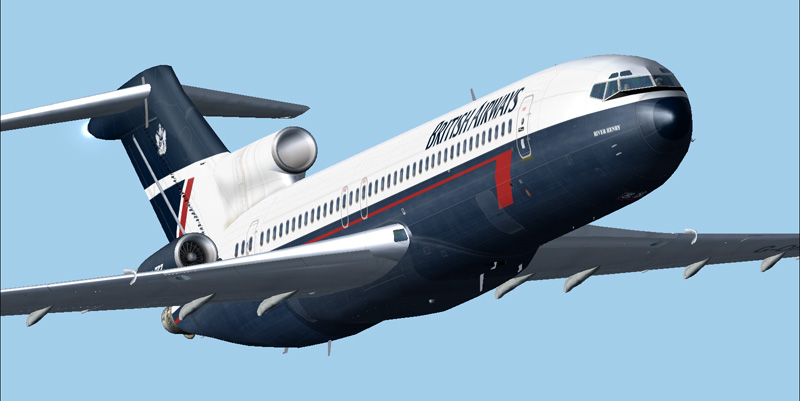 British Airways Boeing 727-200 This Is Repainted Textures Of Vistaliners Boeing 727-200Adv