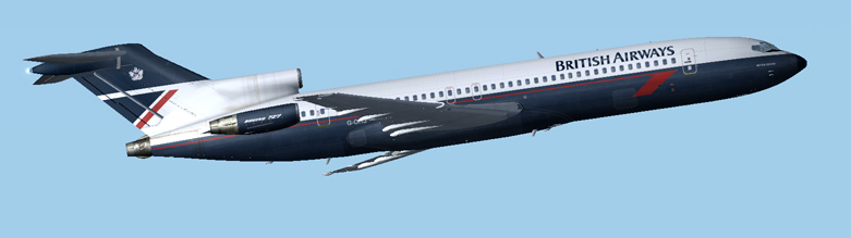 British Airways Boeing 727-200 This Is Repainted Textures Of Vistaliners Boeing 727-200Adv