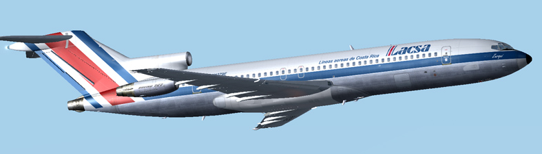 Lacsa Boeing 727-200 This Is Repainted Textures Of Vistaliners Boeing 727-200Adv In The Co
