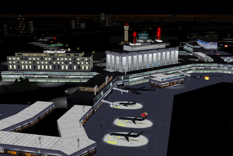 Buenos Aires Ezeiza Airport (Saez) We Have Renovated This Nice Scenery, Published In 2001