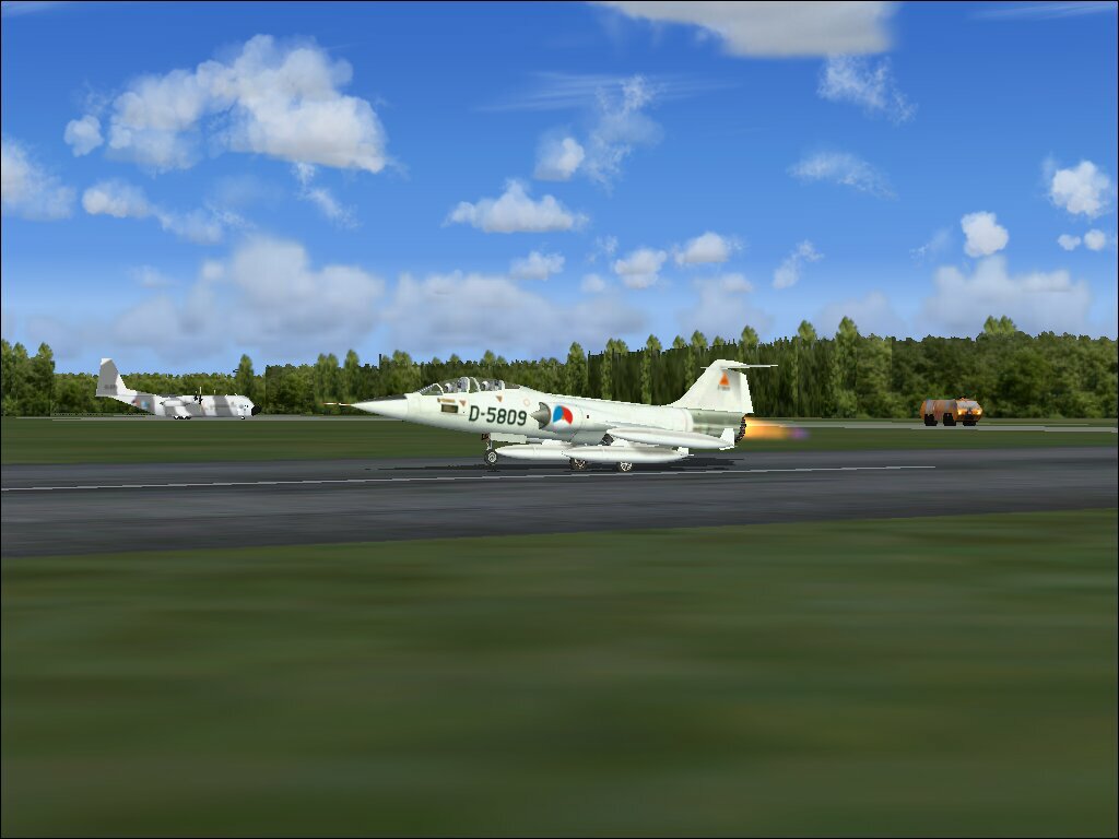 Fs2004 Repaint Of The Grey Dutch Tf-104G D-5809 This Starfighter Is Made For The Captain S — 1