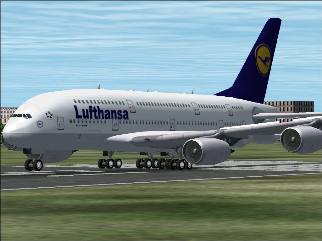 A380 - Airbus Lufthansa, For Fs2004 And Fs2002