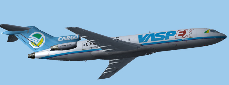 Vasp Express Boeing 727-200 This Is Repainted Textures Of Vistaliners Boeing 727-200Adv In