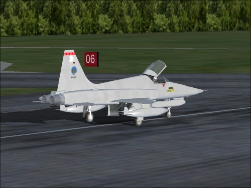 Fs2004 Dsb Texture Exclusively For The Dutch Nf-5A K-3015 313Sqn Twenthe 1988 This Nf-5A I — 1
