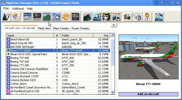 Flightsim Manager 2.7.0 Compatible With Both Fs2002 And Fs2004