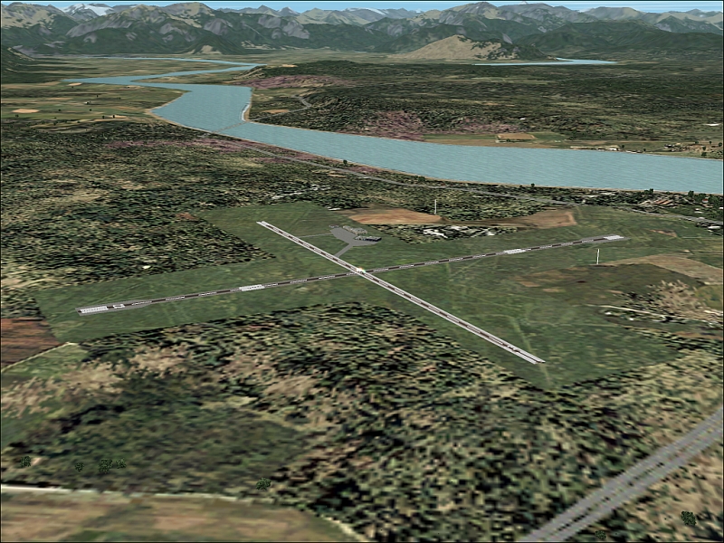 Fs2002/Fs2004 Scenery - Hokitika Airport, New Zealand, V1.0 (Nzhk) This Little Bundle Upda