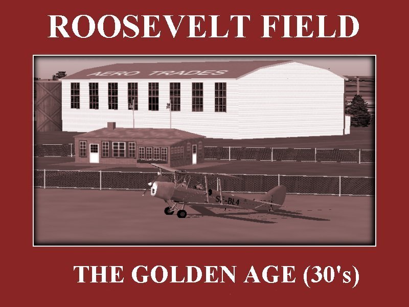 Fs2004 Scenery - Roosevelt Field - The Golden Age Era Of The 30S — 1