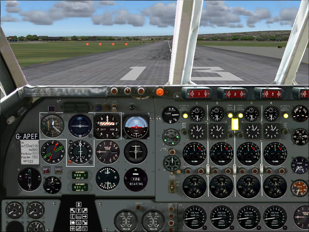 Fs2004 Vickers Vanguard 951/953 Panel,Version 1