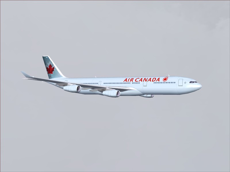 Fspainter Air Canada Nc A340-313 Flightsim Version:fs2004 Repainted By:shane Strong Origin