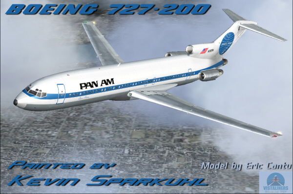 Fs2004 Vistaliners, Pan Am Boeing 727-200