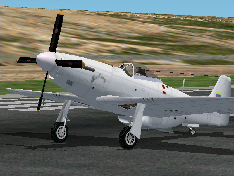 Fs2004 The Exclusively Venezuelan P-51D Number: Unknow Squadron: None Some Time Ago The Bo