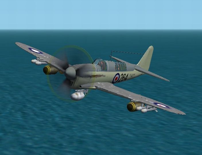 Cfs2,Fs2002/Fs2004 Fairey Firefly Nf Mk1: This British Royal Navy Fighter/Bomber/Night Fig