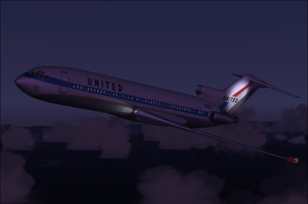 Fs2004 Vistaliners, United Boeing 727-200