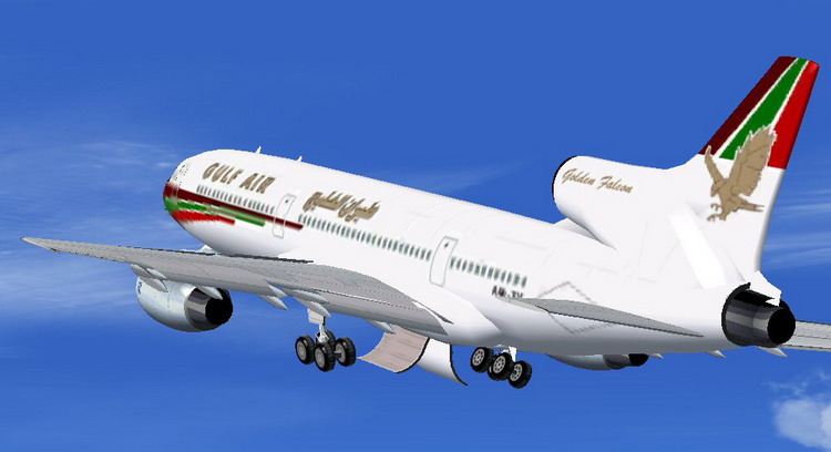 Fs2004 Gulf Air Tri-Star Fs2004 Gulf Air Lockheed L-1011 Tri-Star Golden Falcon .Model: Re