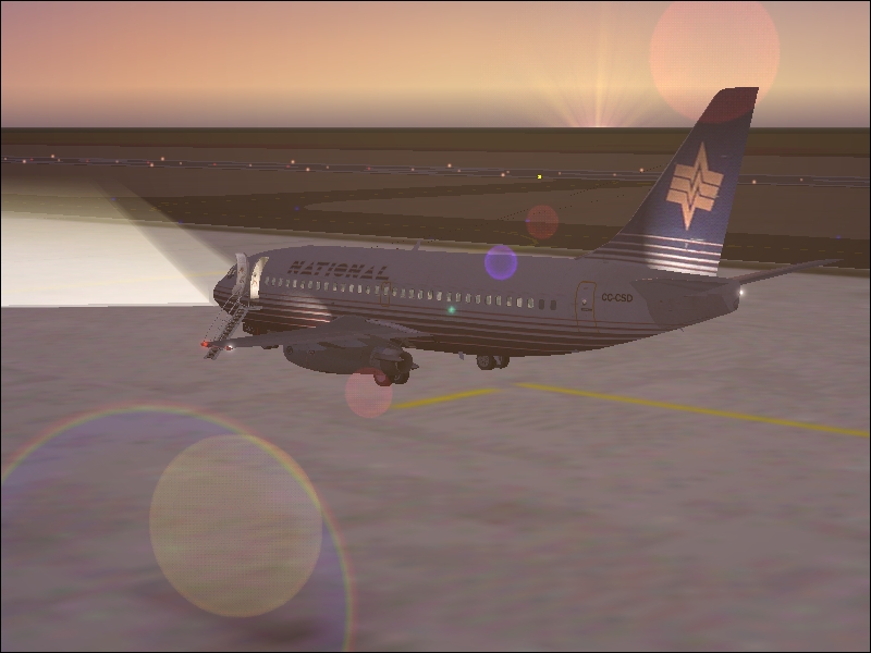 Psa 737-200 This Is Repainted Textures Of Erick Cantus Boeing 737-200 In The Colors Of Nat