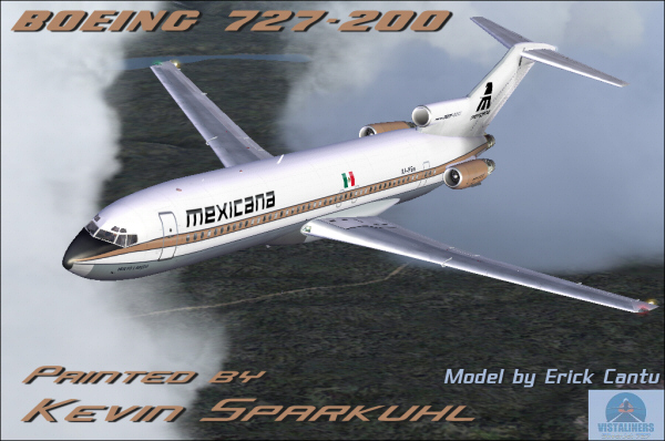 Fs2004 Vistaliners, Mexicana Boeing 727-200