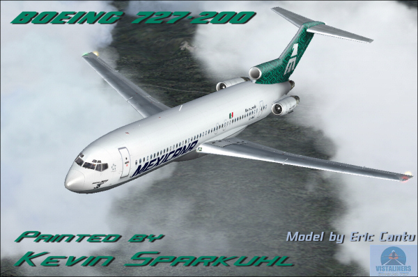 Fs2004 Vistaliners, Mexicana Boeing 727-200